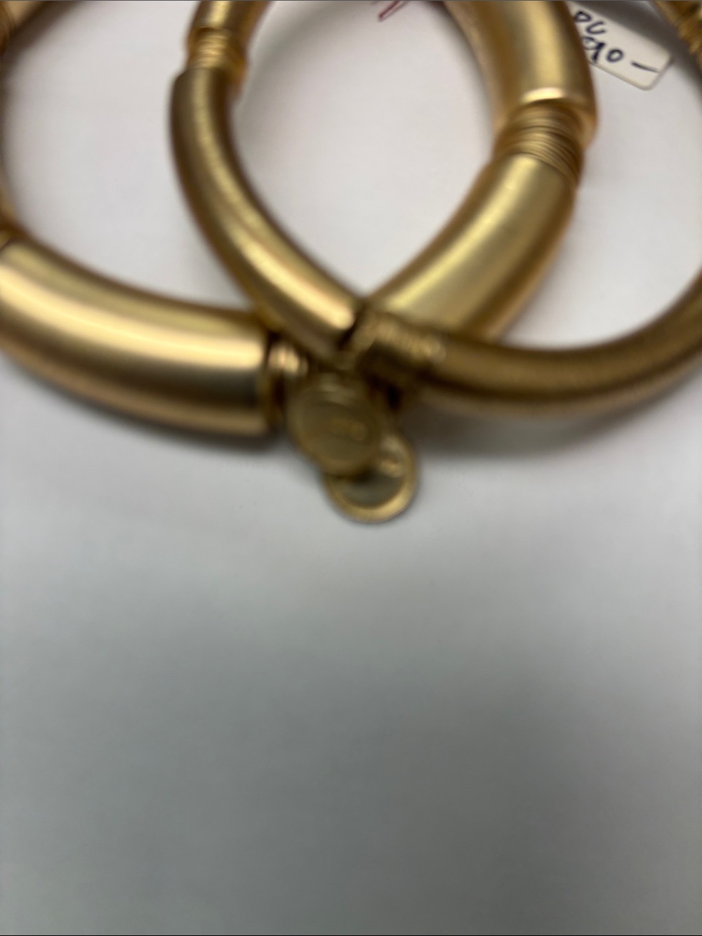 Jane Marie Gold Tube Wrap Accent Bangle Bracelet - Women's Jewelry - Picture 2 of 8